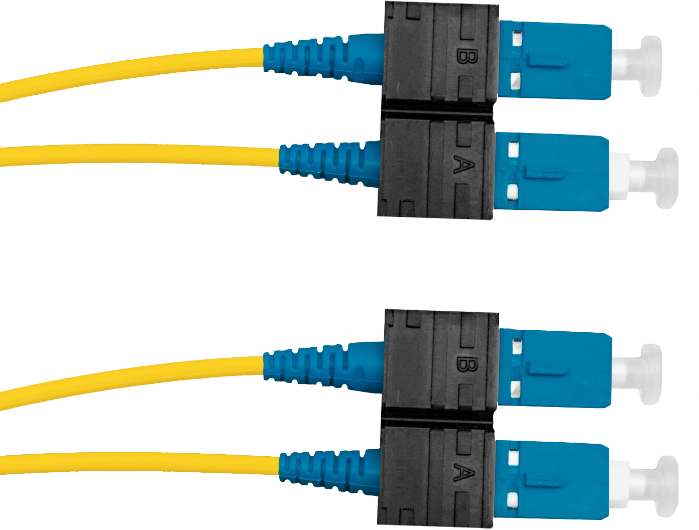 Câble fibre optique SC/APC vers SC/UPC - 2m - T'nB