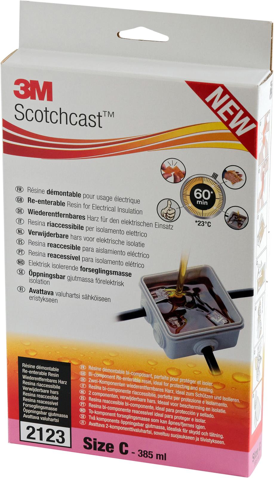 Resine riaccessibili per isolamento elettrico 3M™ Scotchcast™